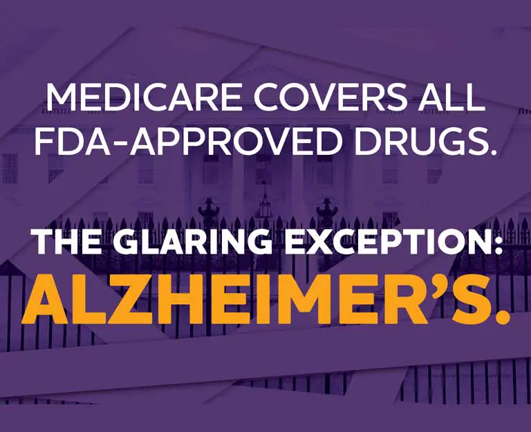 Medicare does not cover Alzheimer's drugs text image