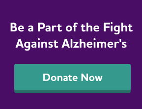 Be a part of the fight against Alzheimer's. Donate now.