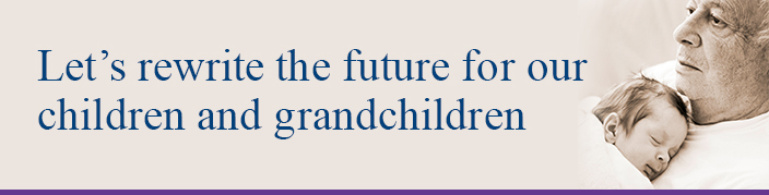 Let's rewrite the future for our children and grandchildren.