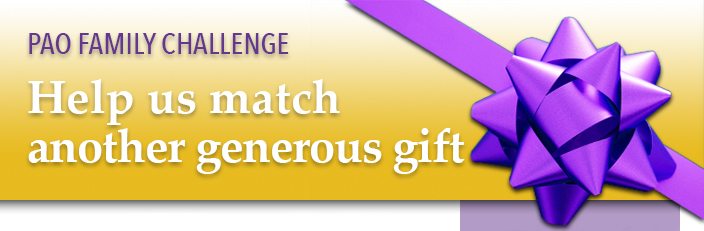 Pao Family Challenge- 
Help us match another generous gift.