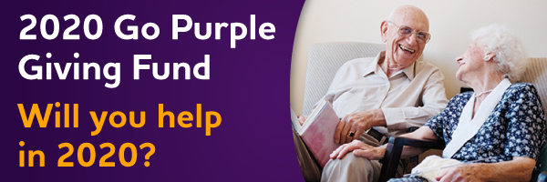 2020 Go Purple Giving Fund - Will you help in 2020?