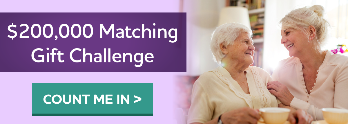 $200,000 Matching Gift Challenge: Count me in.