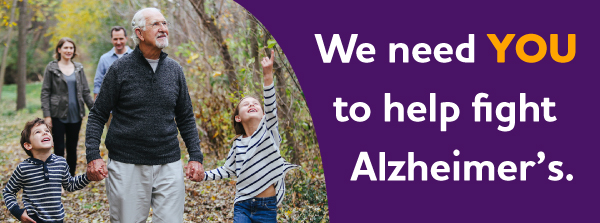 $150,000 Fall Matching Gift Challenge - We need YOU to help fight Alzheimer's.