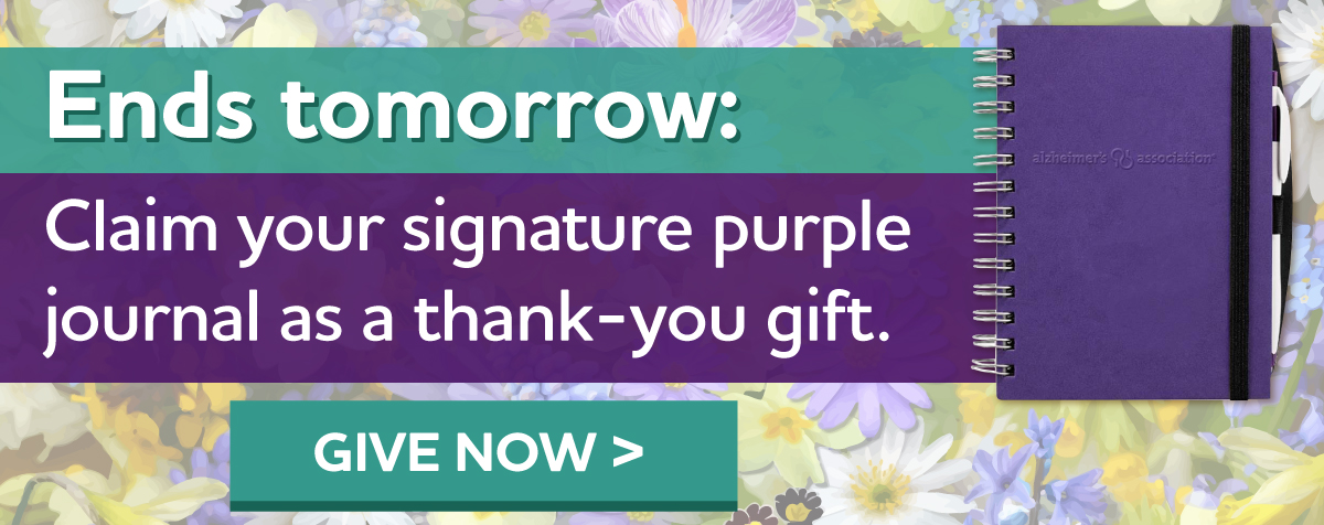 Ends tomorrow: Claim your signature purple journal while supplies last.