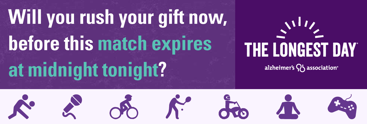 Will you rush your gift now, before the match expires at midnight tonight?