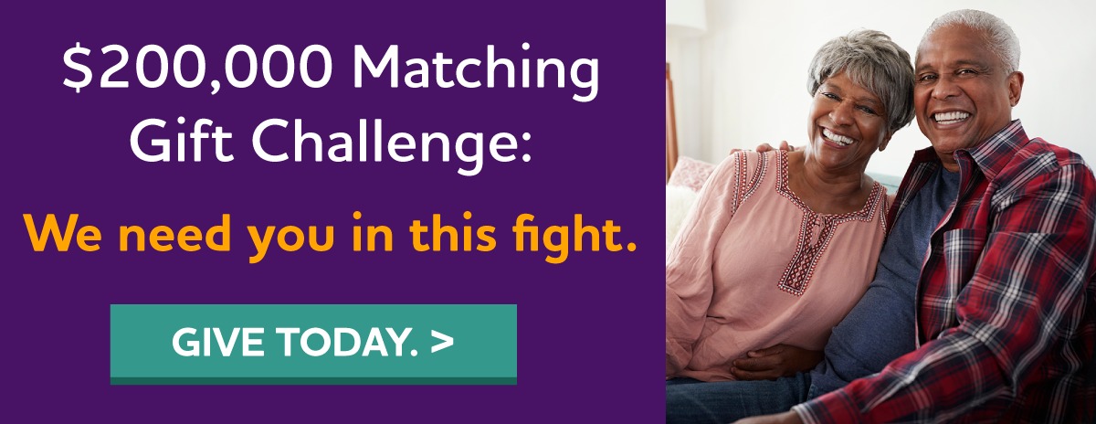 $200,000 Matching Gift Challenge: We need you in this fight.