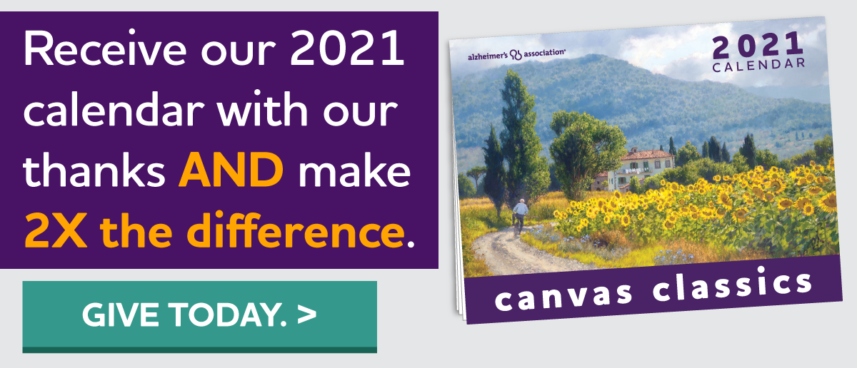 Make 2X the impact and receive our calendar with our thanks.