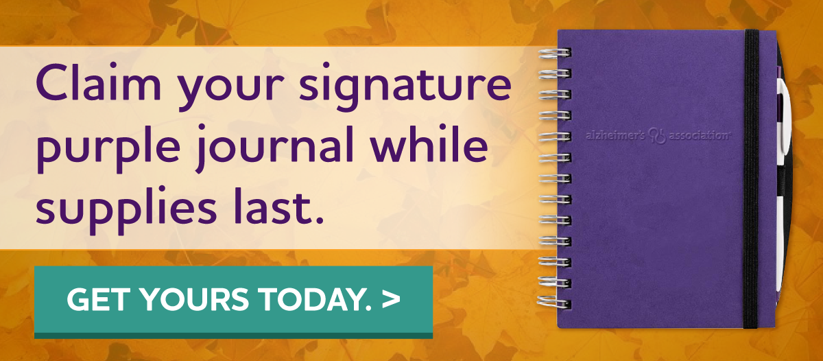 Get your signature purple journal