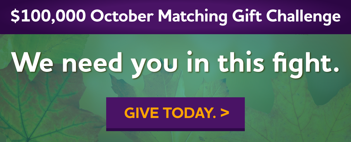 $100,000 October Matching Gift Challenge