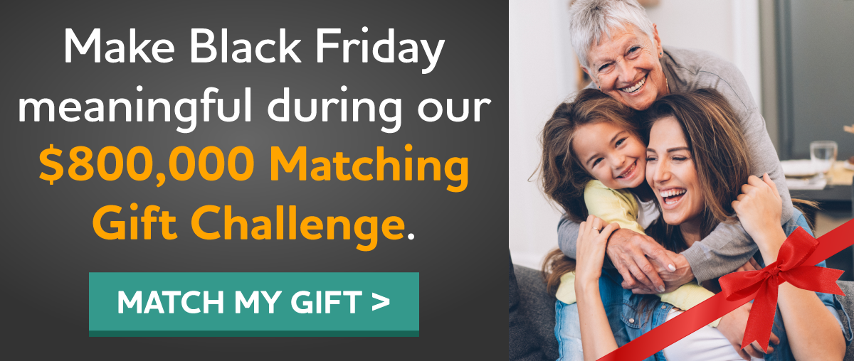 $800,000 2X GivingTuesday Match Challenge