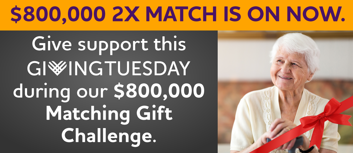 $800,000 2X GivingTuesday Match Challenge