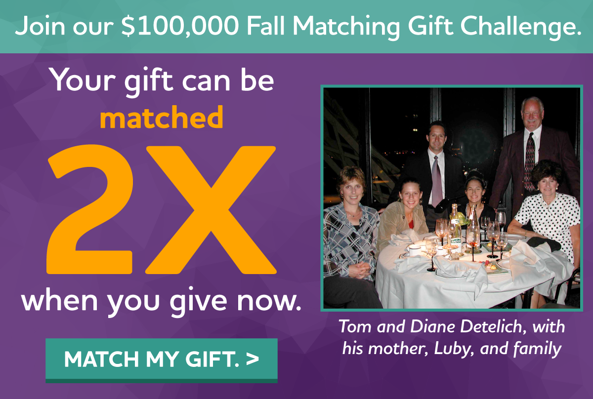 $100,000 Fall Matching Gift Challenge