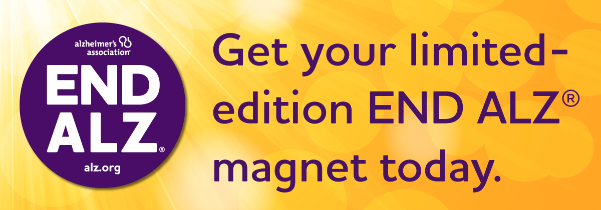 Get your END ALZ® magnet today.