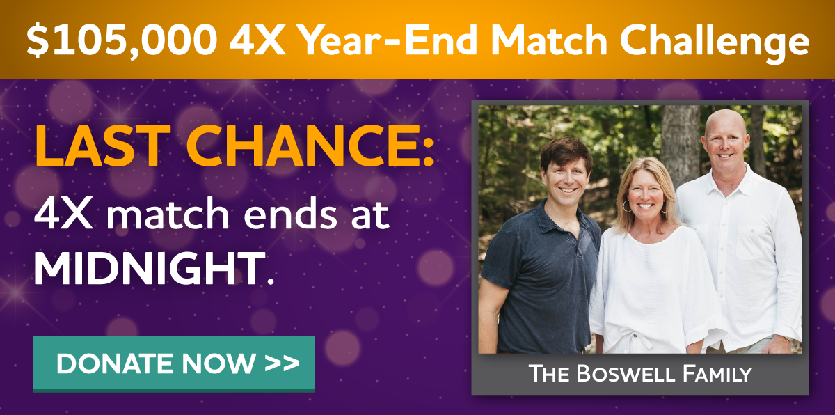 $105,000 4X Year-End Match Challenge