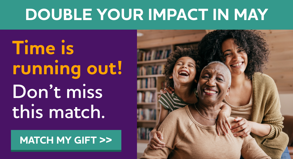 Double Your Impact In May Time Is Running Out! Don't Miss this Match.