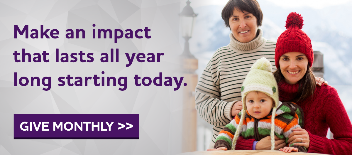 Help us fight Alzheimer's all year long. Become a monthly supporter today.