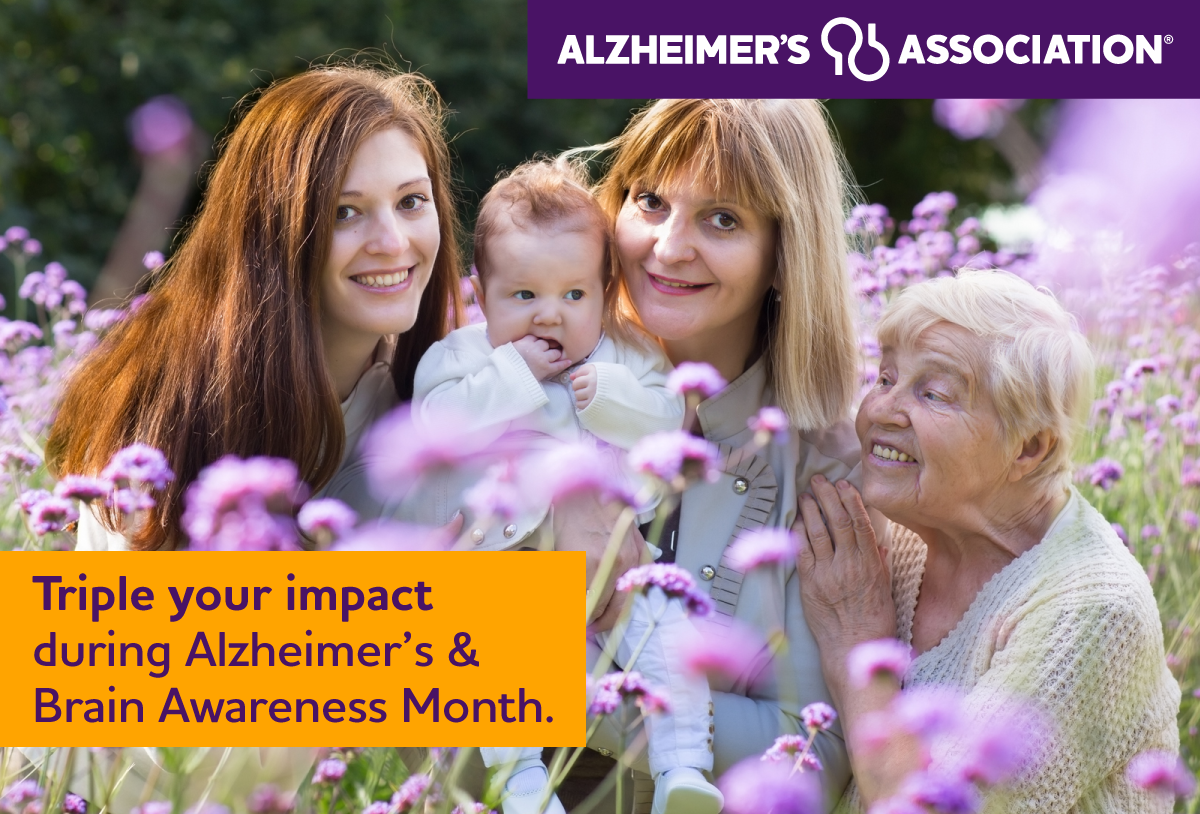 Fight Alzheimer's with 2X the Impact.