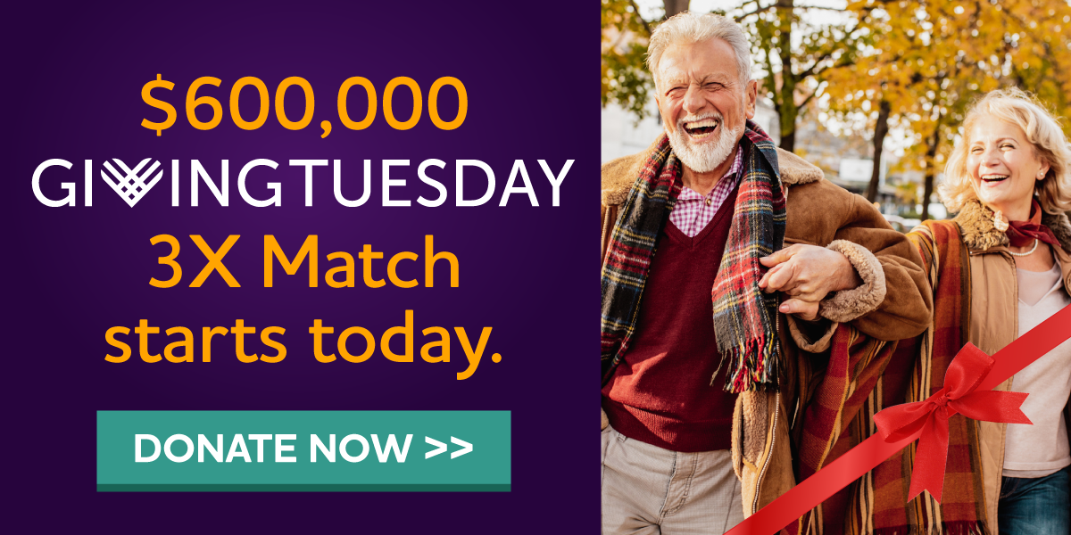 #GivingTuesday 3X Match Starts Today.