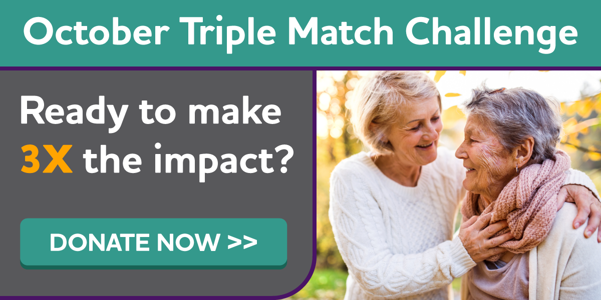 October Triple Match Challenge - Ready to make 3x the impact? Donate Now