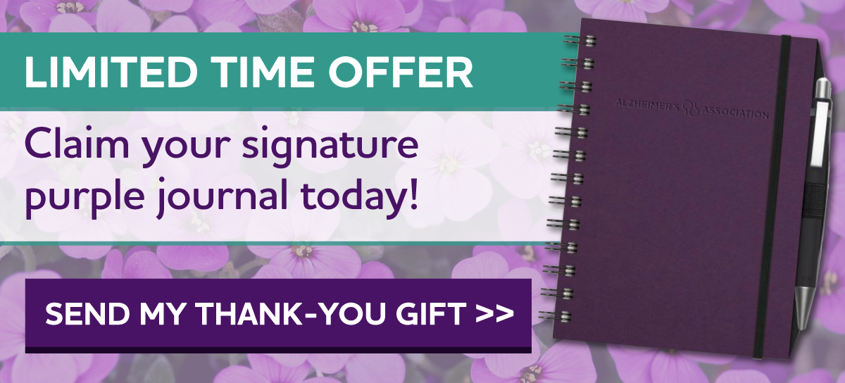 LIMITED TIME OFFER Claim your signature purple journal today!