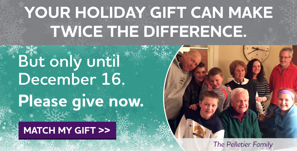 But only until December 16. Please give now.