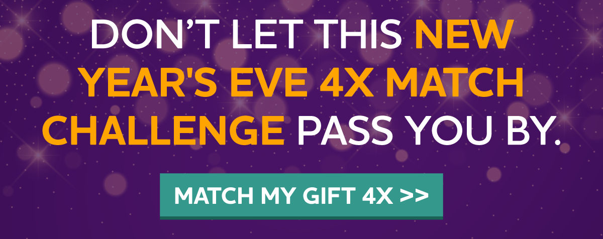 DON'T MISS THIS ONE-DAY CHANCE TO MAKE 4X THE IMPACT.