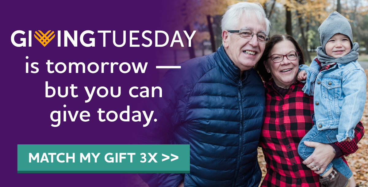 GivingTuesday is Tomorrow — But you can give today.