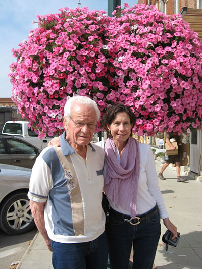 Lori A. Jacobson and her father-in-law, Jake.