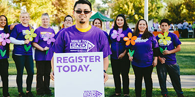 Walk to End Alzheimer's participants