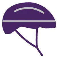 Bike helmet.