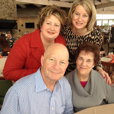 Anjanette Kichline poses for a picture with her family.