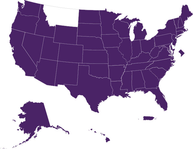 Only Montana did not participate