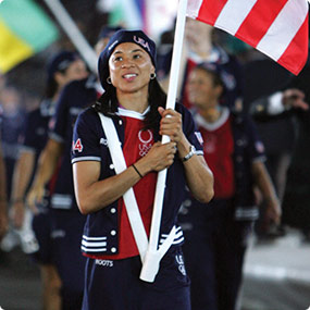 WNBA player, college coach and Olympian Dawn Staley.