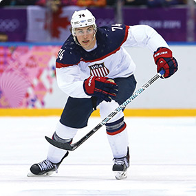 NHL player and Olympian T.J. Oshie.