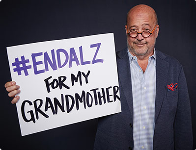Chef and TV host Andrew Zimmern fights Alzheimer's in honor of his grandmother Pauline.
