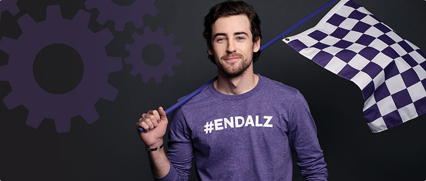 NASCAR driver Ryan Blaney started the Ryan Blaney Family Foundation in 2018, partnering with the Alzheimer’s Association to accelerate awareness of the disease in the racing world.